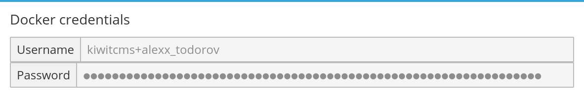 "private credentials card"